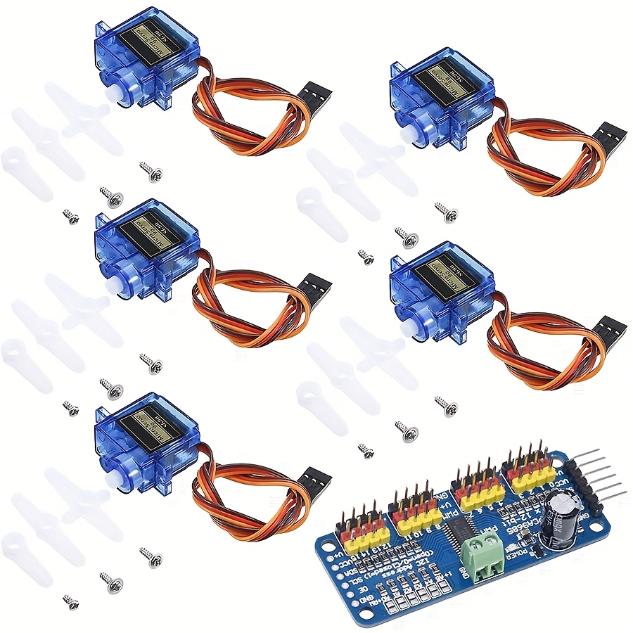 Servo Motor Sg90 - 5 szt. serwomotorów SG90 9G +