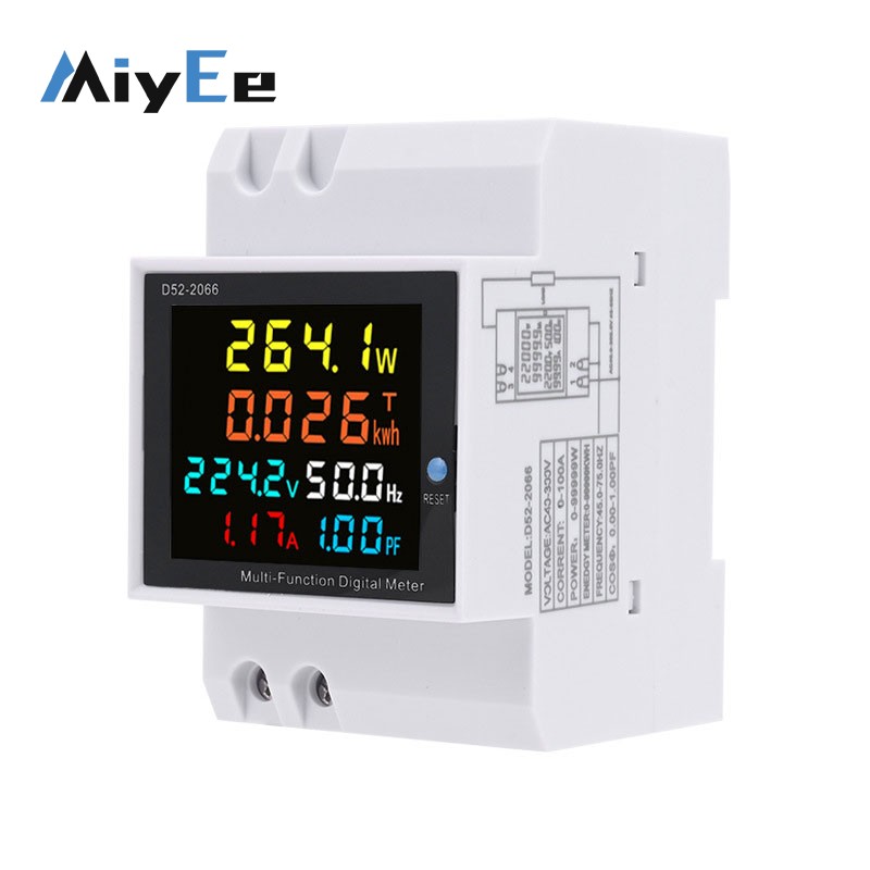 Diy Electronics Store - D52-2066 Jednofazowy cyfrowy licznik elektryczny 6