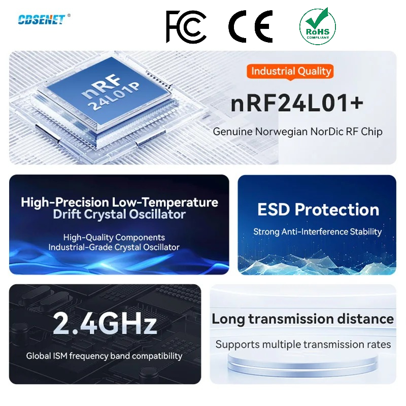 Nrf24L01 Module Wireless - 2 szt. nRF24L01+ PA LNA 2.4GHz