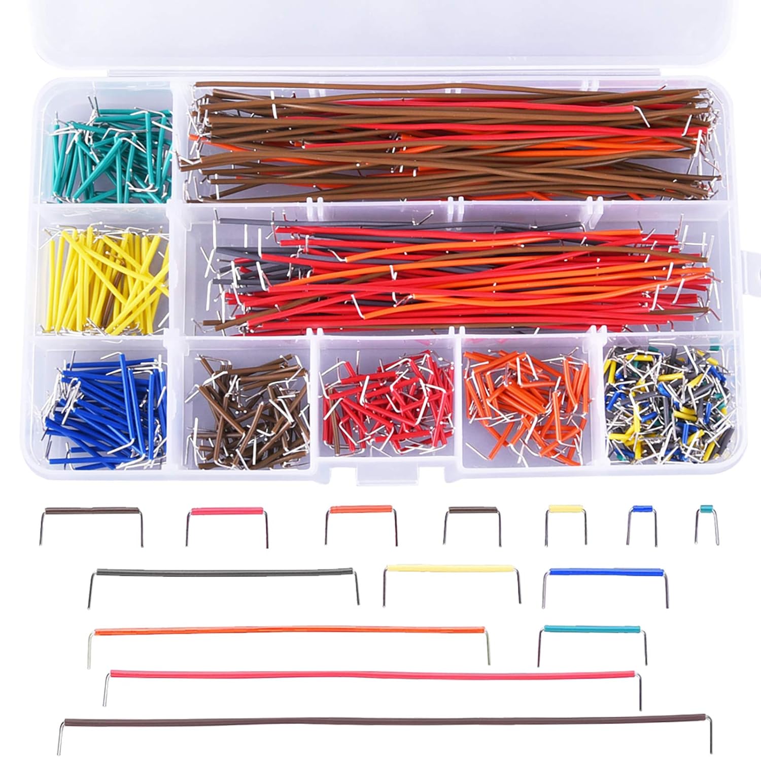 Diy Electronics Breadboard - 560-częściowy zestaw przewodów połączeniowych 14 długości