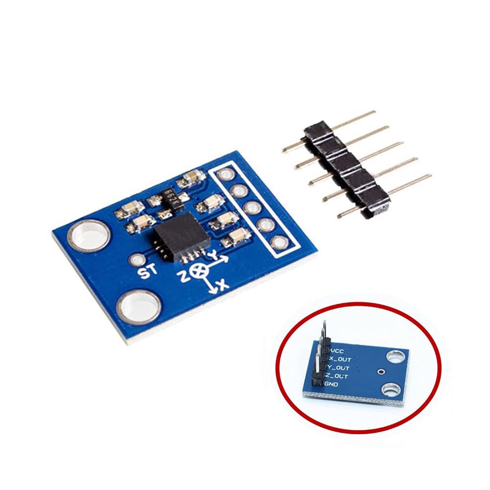 Diy Analog Electronics - ADXL335 3-osiowy akcelerometr, czujnik kąta nachylenia
