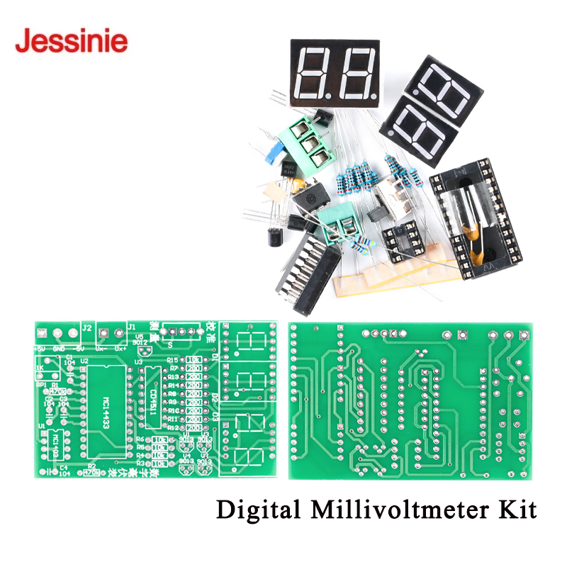 Diy Analog Electronics - Zestaw do samodzielnego montażu cyfrowego miernika