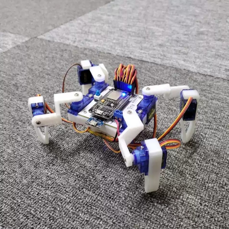 Diy Electronics Store - Everbright Store Czteronożny Robot Bioniczny Pająk