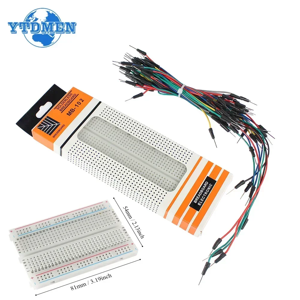 Diy Electronics Breadboard - MB-102 Breadboard 400 830 punktów bez