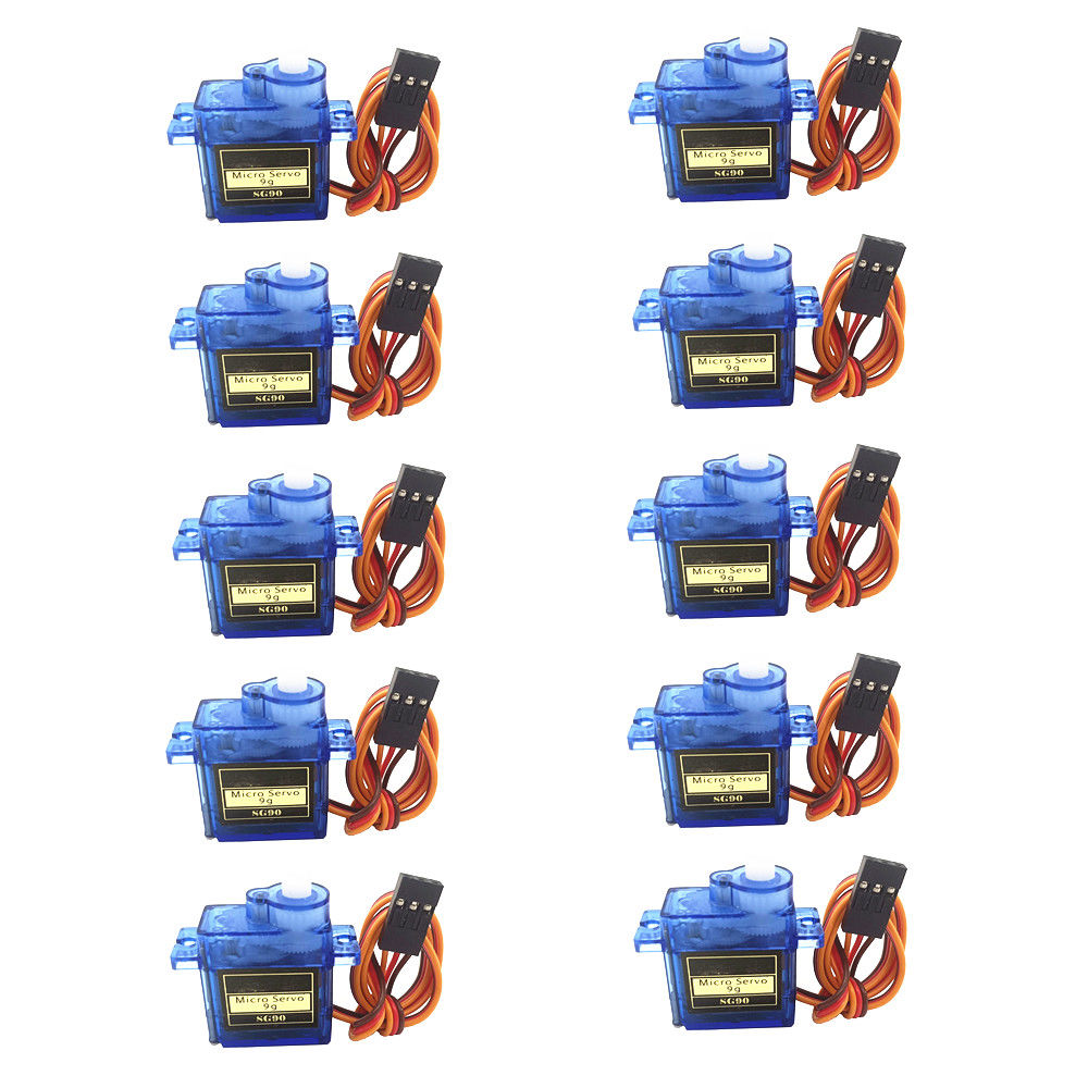 Servo Motor Sg90 - Mikro serwomotory SG90 9g, zestaw zbiorczy