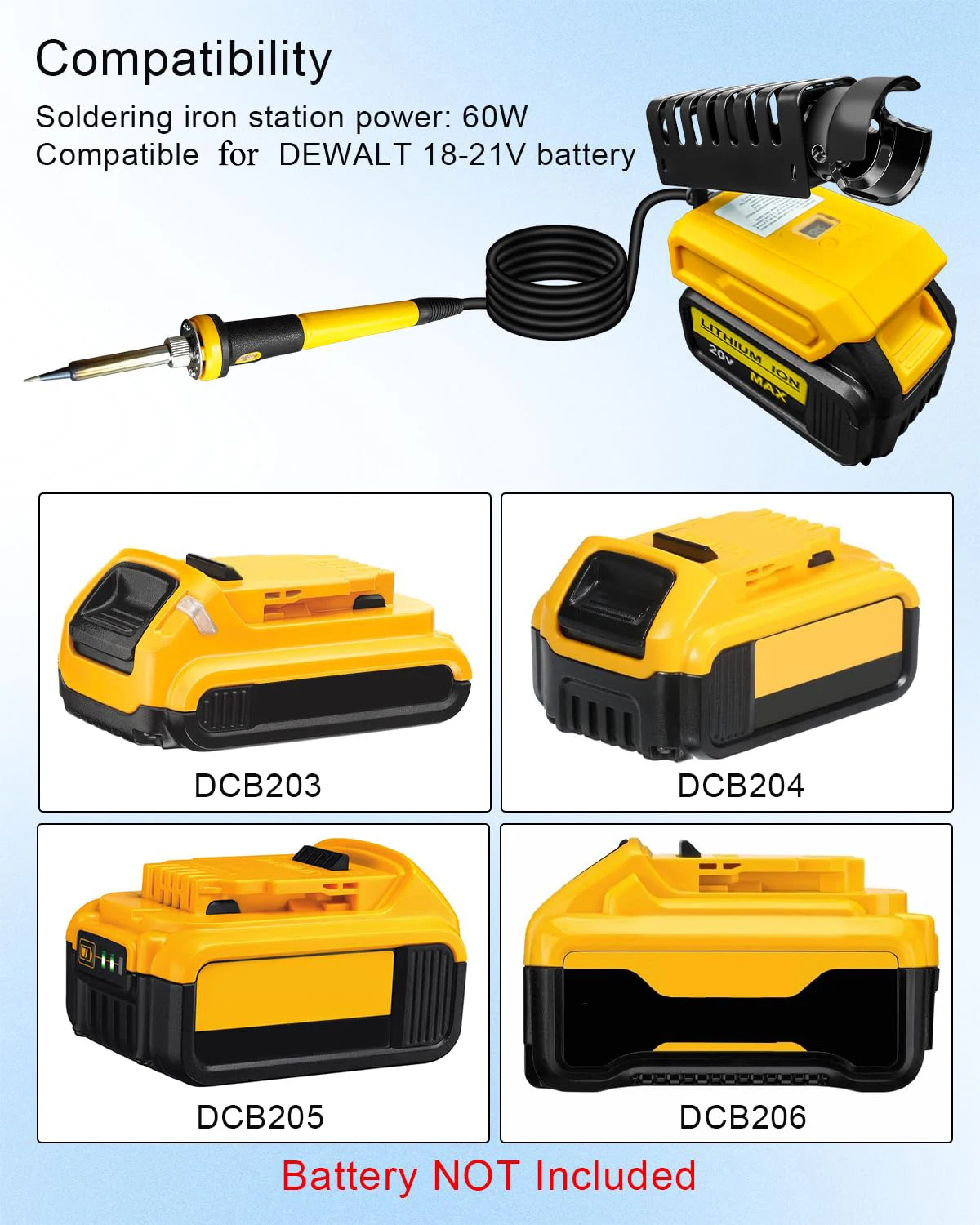 Przenośny zestaw lutownicy kom – Diy Electronics Power Supply recenzja i cena