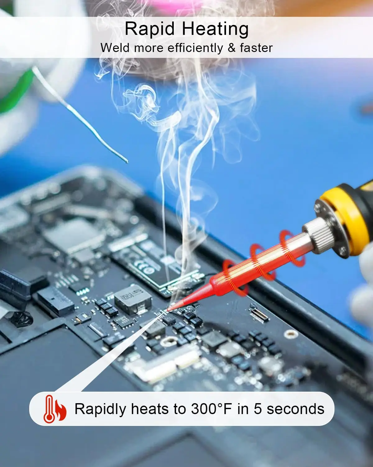 Przenośny zestaw lutownicy kom – Diy Electronics Power Supply recenzja i cena