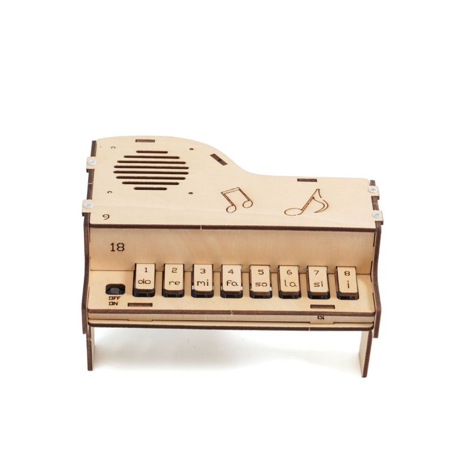 DIY drewniany model fortepianu – Diy Electronics Toys recenzja i cena