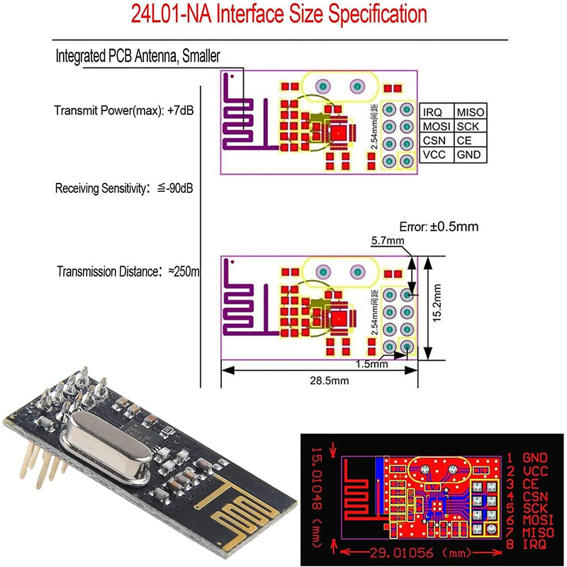NRF24L01+ 2.4G bezprzewodowy m – Nrf24L01 Module Wireless recenzja i cena