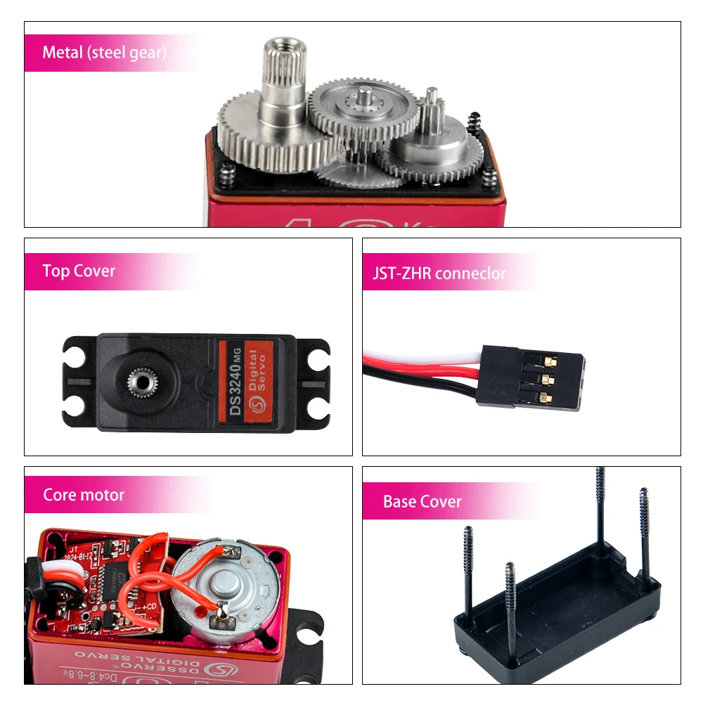 40KG Dsservo DS3240 Duży momen – Servo Motor Sg90 recenzja i cena
