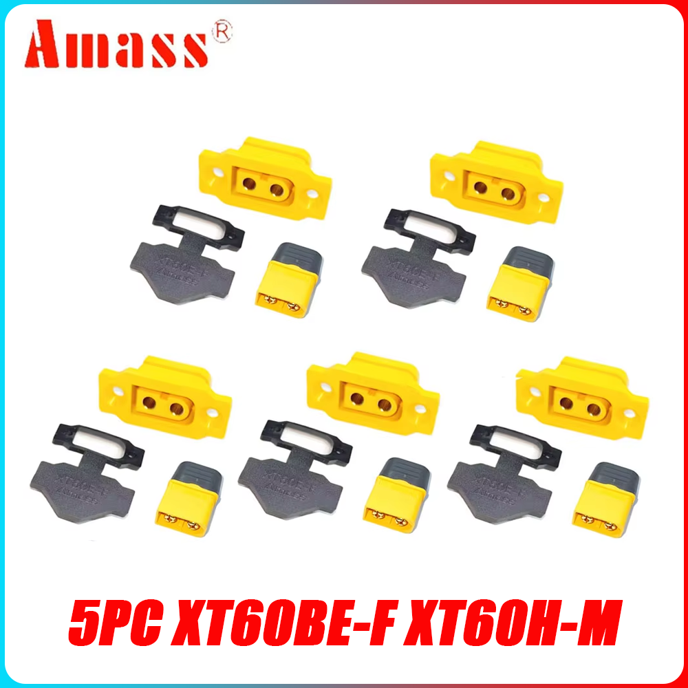 5 sztuk Amass XT60BE-F i XT60H – Diy Electronics Power Supply recenzja i cena