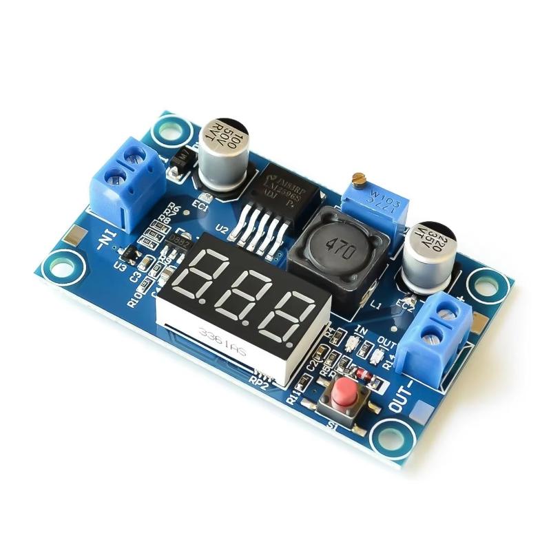 Moduł zasilacza LM2596 z wyświ – Diy Electronics recenzja i cena