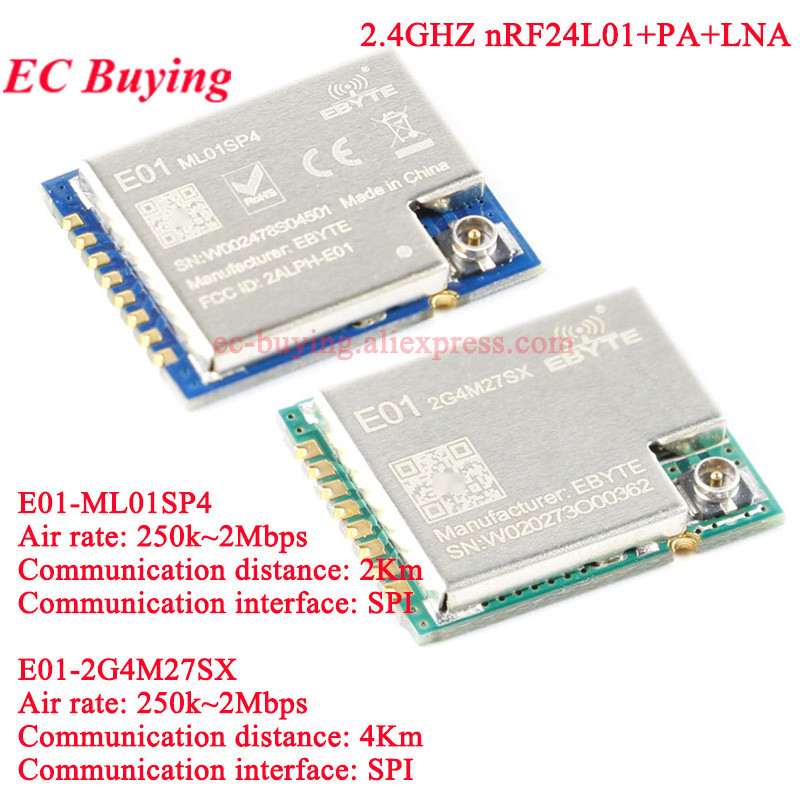 10 szt./1 szt. E01-2G4M27SX ML – Nrf24L01 Module Wireless recenzja i cena