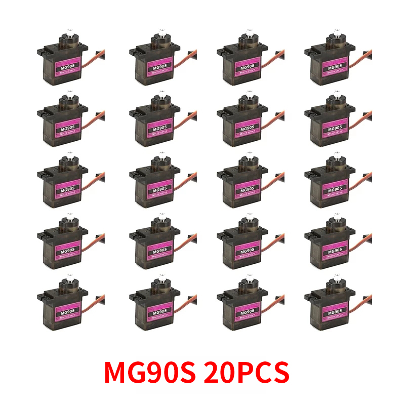 4/5/10/20 sztuk MG90S Metal Ge – Servo Motor Sg90 recenzja i cena