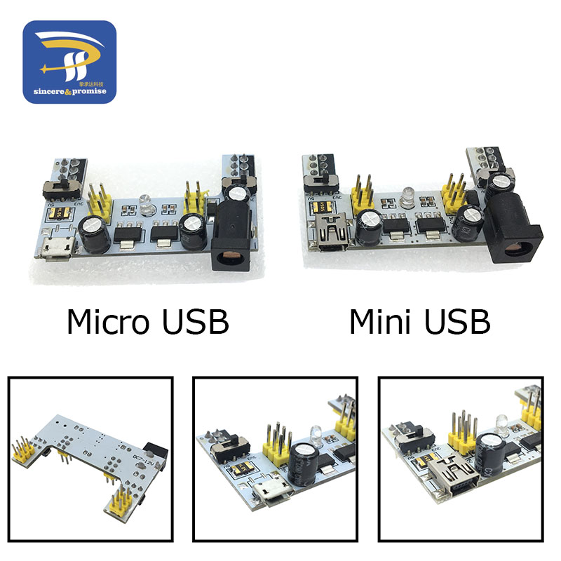MB102 Mini Micro USB Interfejs – Diy Electronics Breadboard recenzja i cena