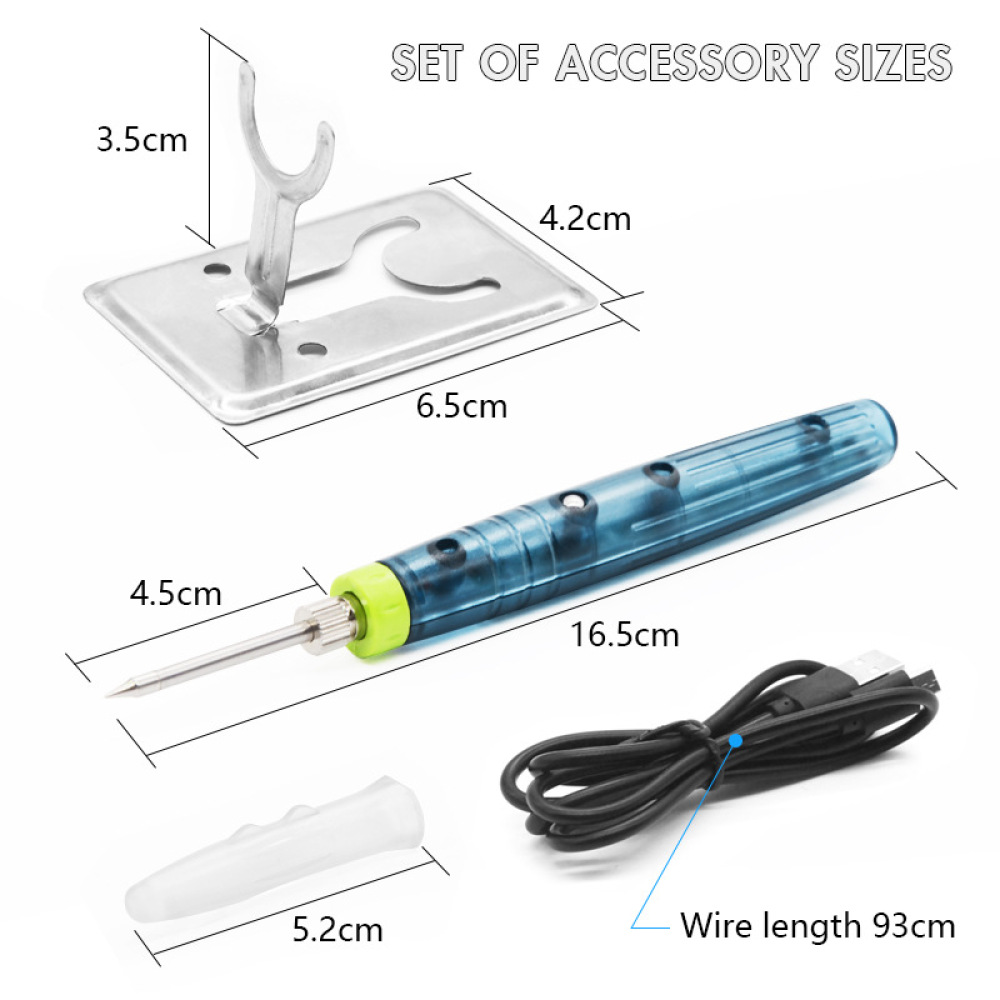 Miniaturowa lutownica USB 5V,  – Diy Electronics Workshop recenzja i cena